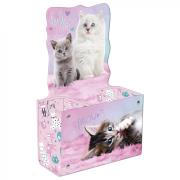 Opakowanie Pojemnik na przybory szkolne Derform Cleo i Frank 35 (kot)