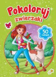 Okładka książki Pokoloruj zwierzaki