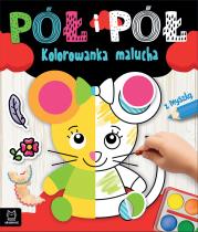 Okładka książki Pół i pół. Kolorowanka malucha z myszką