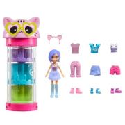 Opakowanie Polly Pocket Karuzelka stylu kotek z lalką Bella