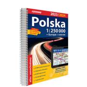 Okładka książki Polska; atlas samochodowy 1:250 000