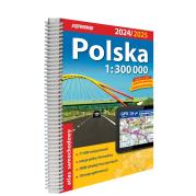 Polska atlas samochodowy 1:300 000. Autor: Opracowanie zbiorowe. Dadada.pl Okładka książki Polska atlas samochodowy 1:300 000