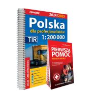 Polska dla profesjonalistów atlas samochodowy+instrukcja pierwszej pomocy 1:200 000. Autor: Opracowanie zbiorowe. Dadada.pl Okładka książki Polska dla profesjonalistów atlas samochodowy+instrukcja pierwszej pomocy 1:200 000