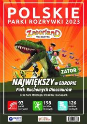 Okładka książki Polskie Parki Rozrywki 2023