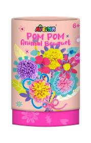 Opakowanie Pom Pom Bukiet z pomponami Kwiaty