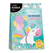 Opakowanie Pomponiaste wyklejanki Unicorn Kidea
