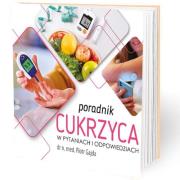 Poradnik cukrzyca w pytaniach i odpowiedziach. Autor: Piotr Gajda. Dadada.pl Okładka książki Poradnik cukrzyca w pytaniach i odpowiedziach