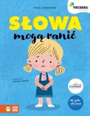 Porozmawiaj ze mną. Słowa mogą ranić. Autor: Anna Jankowska. Dadada.pl Okładka książki Porozmawiaj ze mną. Słowa mogą ranić