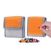 Opakowanie Portfel na rzep z pomarańczowym panelem