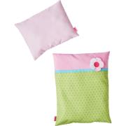 Pościel do łóżka dla lalek Czar wiosny. Wydawca: Haba. Dadada.pl Opakowanie Pościel do łóżka dla lalek Czar wiosny