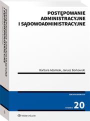 Okładka książki Postępowanie administracyjne i sądowoadministracyjne