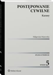 Okładka książki Postępowanie cywilne. Kazusy