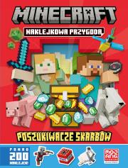 Poszukiwacze skarbów. Naklejkowa przygoda. Minecraft. Autor: Opracowanie zbiorowe. Dadada.pl Okładka książki Poszukiwacze skarbów. Naklejkowa przygoda. Minecraft