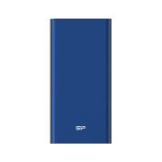 Okładka książki Powerbank Silicon Power QP60 10000mAh QC3.0+PD 1x USB-C, 2x USB-A, niebieski