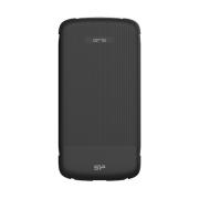 Opakowanie Powerbank Silicon Power QP75 10000mAh QC3.0+PD 2x USB-C, 1x USB-A, 1x Micro-USB, wybudowane kable, czarny