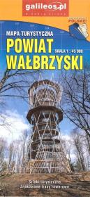 Powiat Wałbrzyski mapa tur., plan miasta Wałbrzych. Autor:   Praca zbiorowa. Dadada.pl Okładka książki Powiat Wałbrzyski mapa tur., plan miasta Wałbrzych