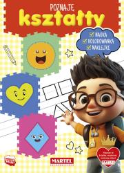 Okładka książki Poznaję kształty z naklejkami