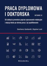 Okładka książki Praca dyplomowa i doktorska w.3