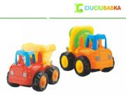 Pracowity zespół betoniarka/wywrotka. Wydawca: Ciuciubabka. Dadada.pl Opakowanie Pracowity zespół betoniarka/wywrotka