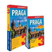 Praga 3w1: przewodnik + atlas + mapa w.2023. Autor:   Praca zbiorowa. Dadada.pl Okładka książki Praga 3w1: przewodnik + atlas + mapa w.2023