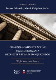 Okładka książki Prawno-administracyjne uwarunkowania...