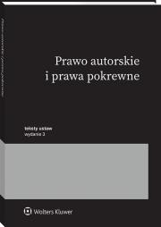 Okładka książki Prawo autorskie i prawa pokrewne. Przepisy