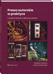 Prawo autorskie w praktyce. Autor: Ewelina Szatkowska. Dadada.pl Okładka książki Prawo autorskie w praktyce