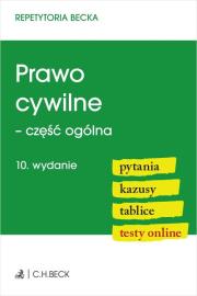 Prawo cywilne - część ogólna. Pytania. Kazusy. Tablice. Testy online. Autor:   Praca zbiorowa. Dadada.pl Okładka książki Prawo cywilne - część ogólna. Pytania. Kazusy. Tablice. Testy online