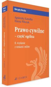 Okładka książki Prawo cywilne - część ogólna z testami online