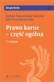 Okładka książki Prawo karne - część ogólna z testami online
