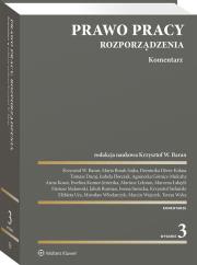 Okładka książki Prawo pracy. Rozporządzenia. Komentarz