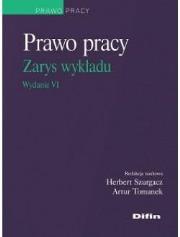 Okładka książki Prawo pracy. Zarys wykładu w.6