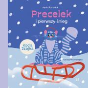 Precelek i pierwszy śnieg. Precelek z Kociej Szajki. Tom 3. Autor: Romaniuk Agata. Dadada.pl Okładka książki Precelek i pierwszy śnieg. Precelek z Kociej Szajki. Tom 3