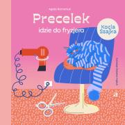 Precelek idzie do fryzjera. Precelek z Kociej Szajki. Tom 4. Autor: Romaniuk Agata. Dadada.pl Okładka książki Precelek idzie do fryzjera. Precelek z Kociej Szajki. Tom 4