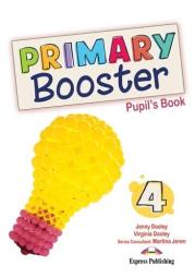Primary Booster 4 PB. Autor: Virginia Dooley, Martina Jeren. Dadada.pl Okładka książki Primary Booster 4 PB