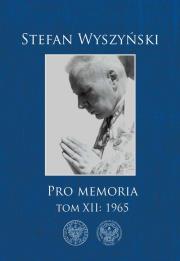Okładka książki Pro memoria Tom 12 1965