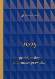 Okładka książki Profesjonalny Informator Prawnika granat B5