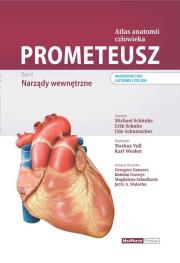 Prometeusz Atlas anatomii człowieka tom II Narządy wewnętrzne Mianownictwo łacińskie i polskie. Autor: Schünke M., Schulte E., Schumacher U.. Dadada.pl Okładka książki Prometeusz Atlas anatomii człowieka tom II Narządy wewnętrzne Mianownictwo łacińskie i polskie