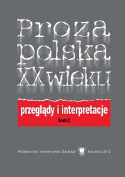 Okładka książki Proza polska XX wieku T. 2