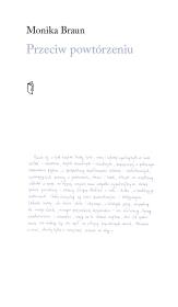 Okładka książki Przeciw powtórzeniu