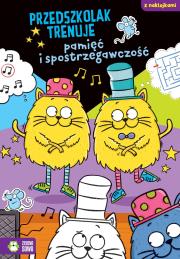 Okładka książki Przedszkolak trenuje pamięć i spostrzegawczość