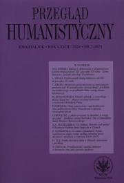 Opakowanie Przegląd Humanistyczny 2/2024