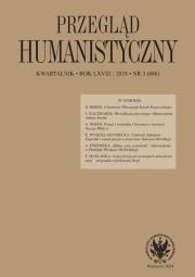 Opakowanie Przegląd Humanistyczny 2024/3 (486)