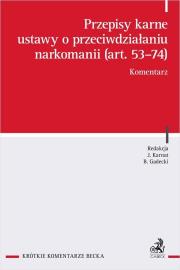 Okładka książki Przepisy karne ustawy o przeciwdziałaniu...