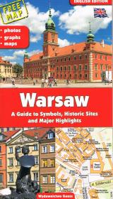 Przewodnik 'Warszawa '-wydanie angielskie 2023. Autor: Adam Dylewski. Dadada.pl Okładka książki Przewodnik 'Warszawa '-wydanie angielskie 2023