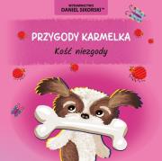 Przygody Karmelka. Kość niezgody. Autor: Daniel Sikorski, Gerard Śmiechowski. Dadada.pl Okładka książki Przygody Karmelka. Kość niezgody