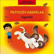Przygody Karmelka. Wypadek. Autor: Daniel Sikorski, Gerard Śmiechowski. Dadada.pl Okładka książki Przygody Karmelka. Wypadek
