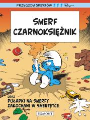 Przygody Smerfów T.7 Smerf Czarnoksiężnik. Autor: Peyo, Gos, Yvan Delporte. Dadada.pl Okładka książki Przygody Smerfów T.7 Smerf Czarnoksiężnik