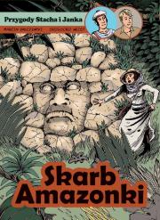 Przygody Stacha i Janka: Skarb Amazonki. Autor: Bałczewski Marcin. Dadada.pl Okładka książki Przygody Stacha i Janka: Skarb Amazonki