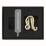 Opakowanie Przypinka do notatnika kalendarza zodiak lew złota